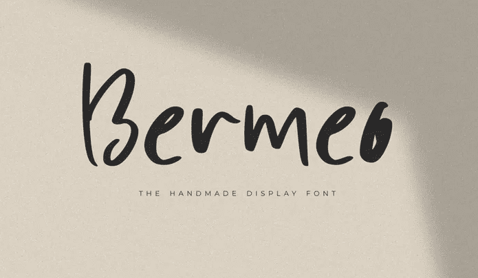 Bermeo - The Handmade Display Font