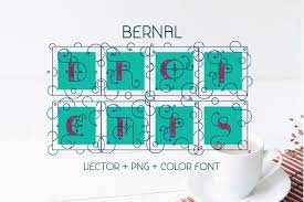 Bernal Drop Caps Color