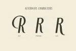 Berose oblique font