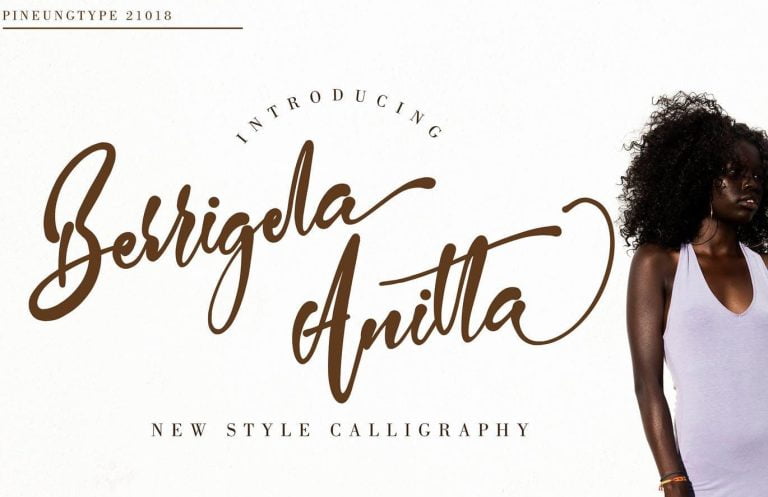 Berrigela Anitta Font Free Download