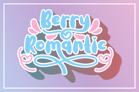 Berry Romantic Font