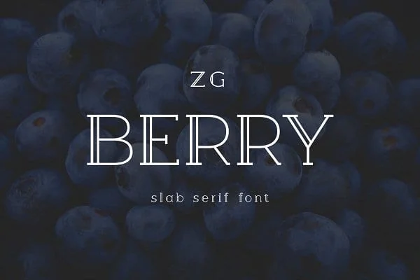 Berry Slab Serif Font