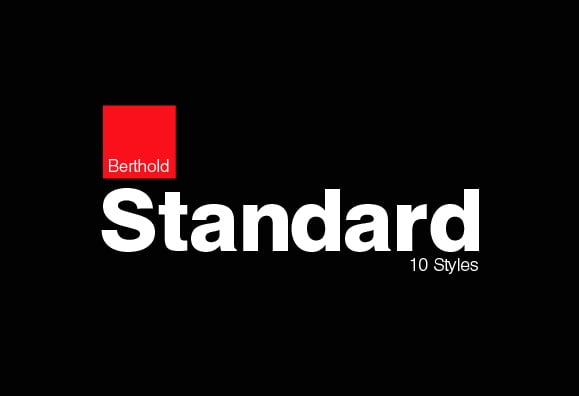 Berthold Standard Font