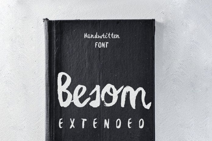 Besom Extended Brush Font