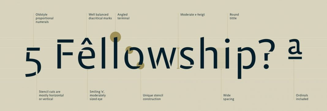 Bespoke Stencil Font