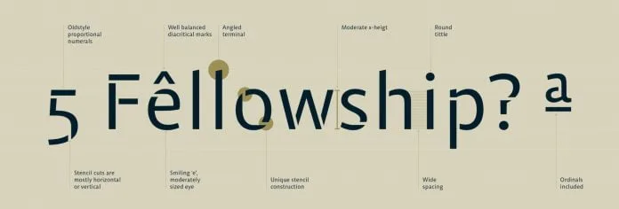 Bespoke Stencil Font