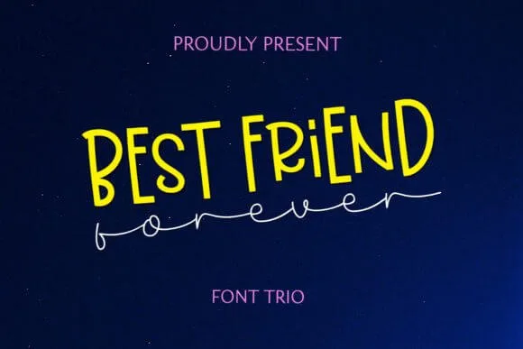 Best Friend Forever Font