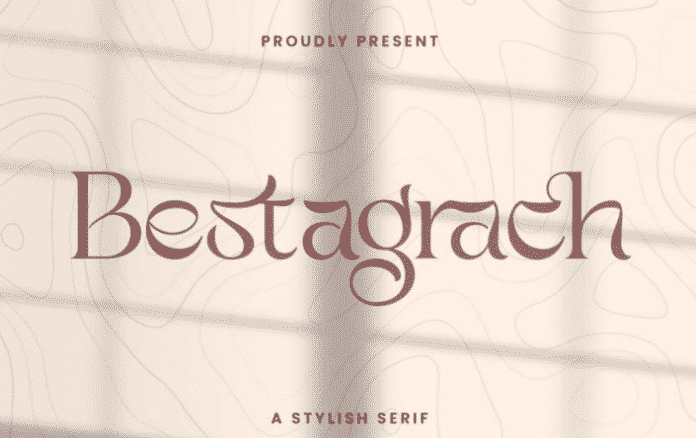Bestagrach - Unique Ligatures Connected Serif Font