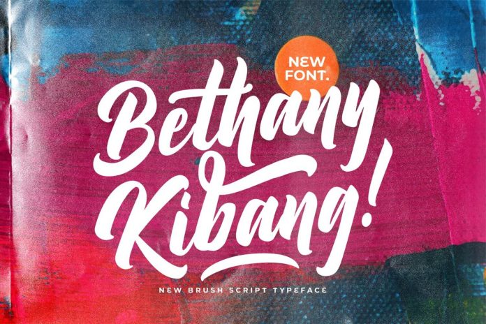 Bethany Kibang - Bold Script Font