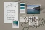 Bethany Signature - Handwritten Script Font