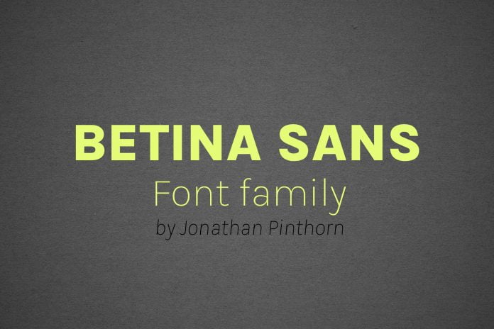 Betina sans family Font