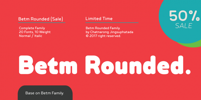 Betm Rounded Font