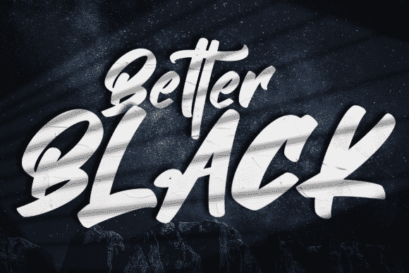 Better Black Font