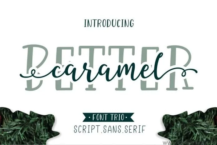 Better Caramel Font Trio