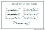 Better Caramel Font Trio