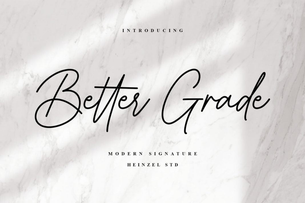 Better Grade Font