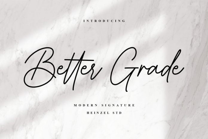 Better Grade Font