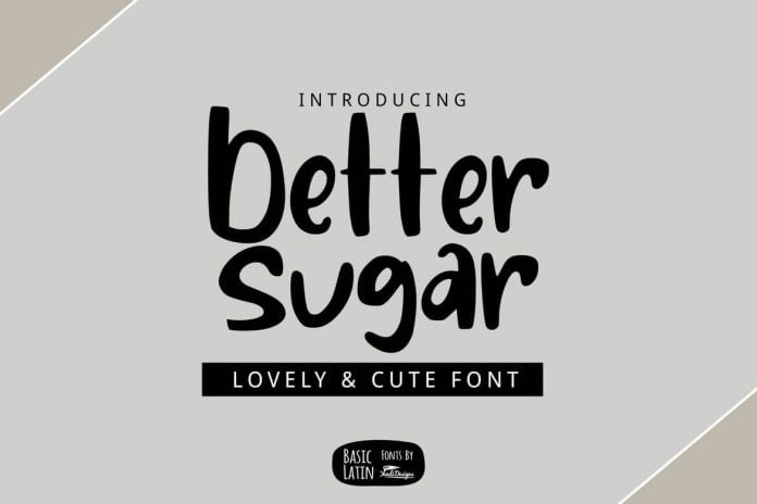 Better Sugar Font