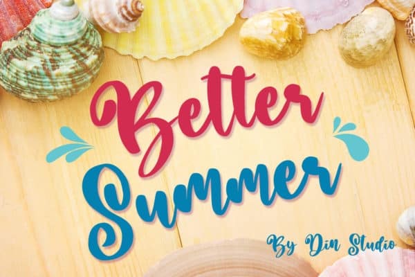 Better Summer Font