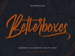 Betterboxes Font