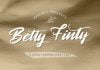 Betty Finty - Modern Script Font