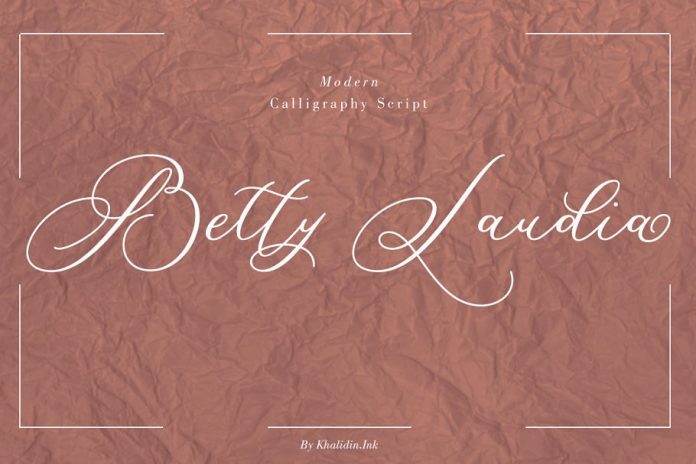 Betty Laudia Modern Calligraphy