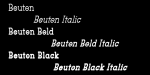 Beuton Font