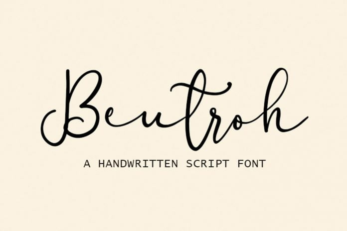 Beutroh Font