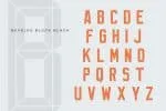 Bevel Block Display Font