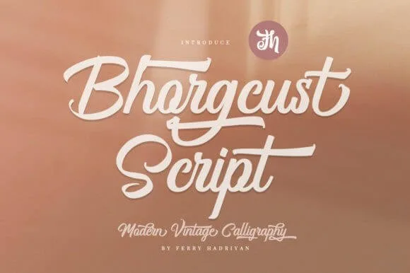 Bhorgcust - Script Font