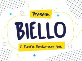 Biello Typeface - A Playful Handwritten Font