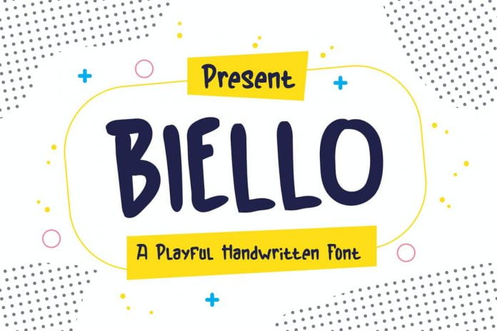 Biello Typeface - A Playful Handwritten Font