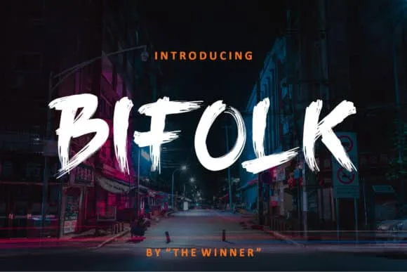 Bifolk Font