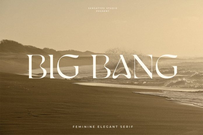 Big Bang - Feminine Elegant Serif Font