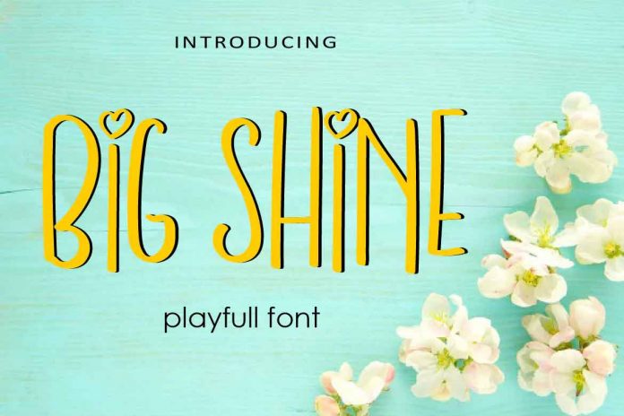 Big Shine - Playful Font