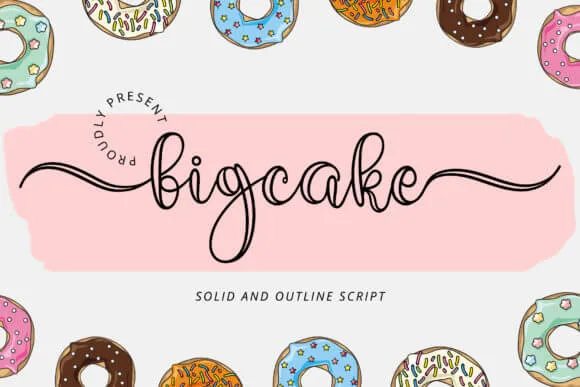 Bigcake Font