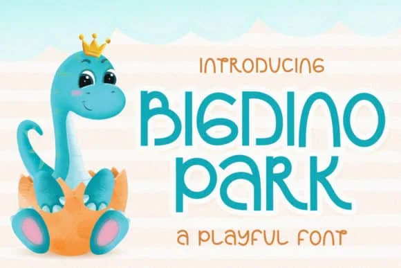 Bigdino Park Display Font