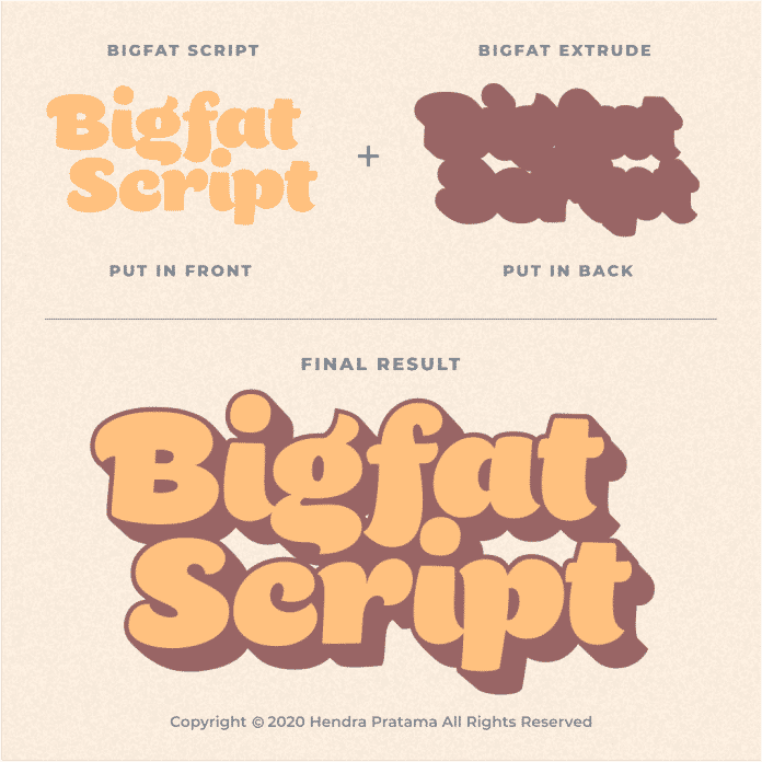 Bigfat Script Family - 2 Styles Font