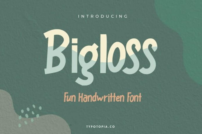 Bigloss Font