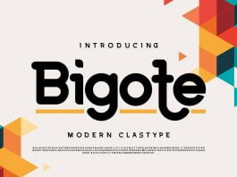 Bigote Modern Clastype Font