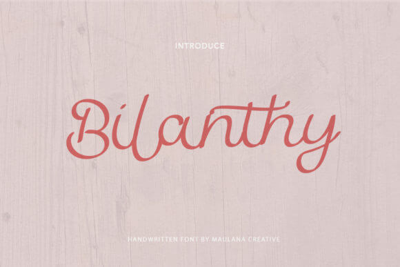 Bilanthy Font
