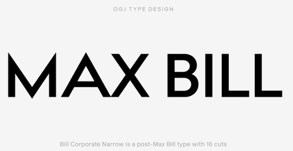 Bill Corp Nar Font