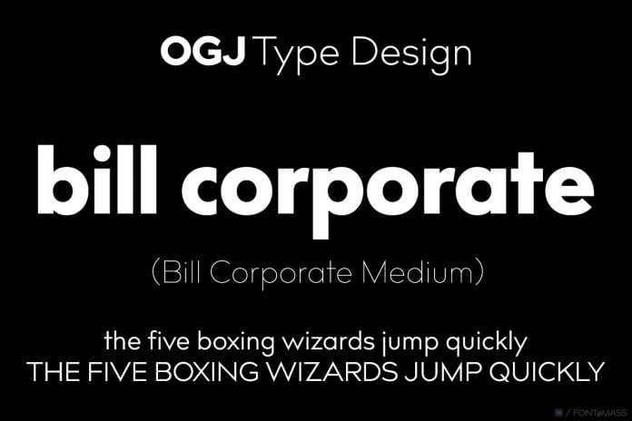 Bill Corporate Font