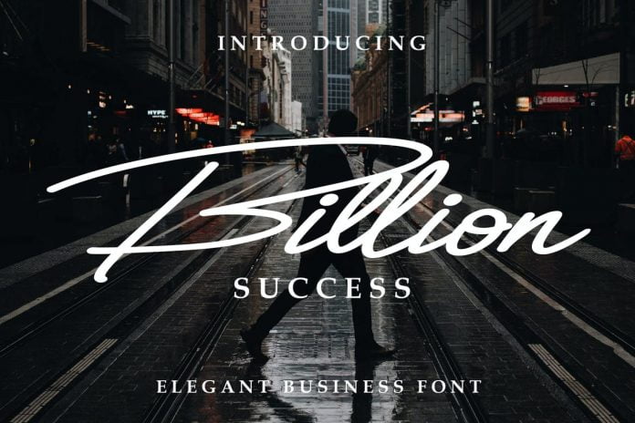 Billion Success Font