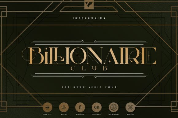 Billionaire Club Font