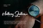 Billionthine Calligraphy Script Font