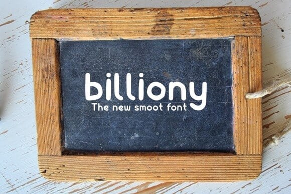Billiony Font