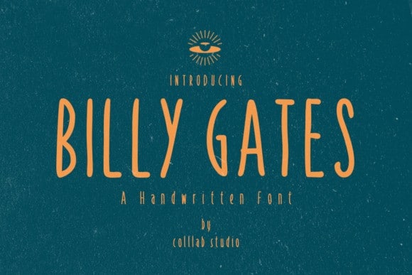 Billy Gates Font
