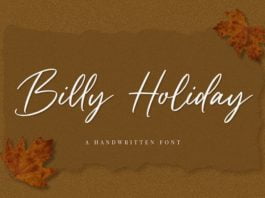 Billy Holiday Font