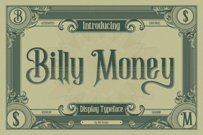 Billy Money Font